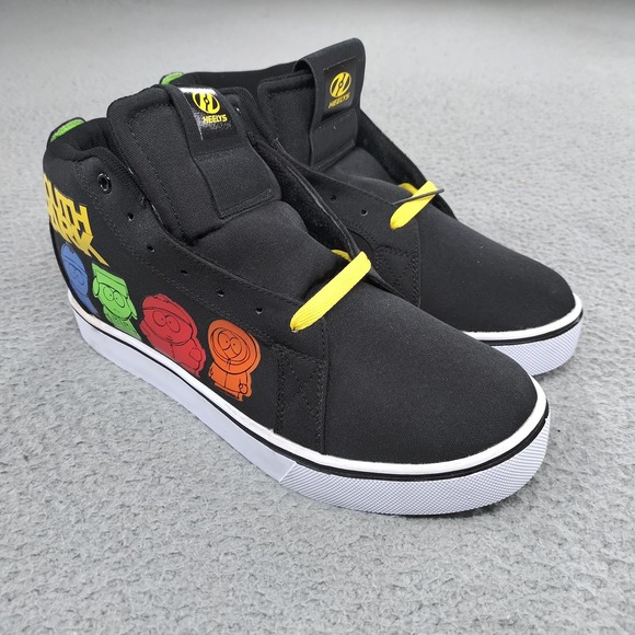 South Park Heelys Shoes Mens Size 10 Black Skate Racer HES10597 Wheels Included main image 8